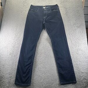 Apparel Collection Jeans Mens 33x36 Blue Cotton Denim Straight Workwear Stretch